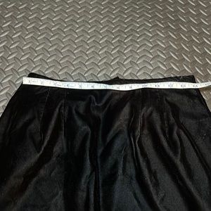 Beautiful black velvet skirt lined